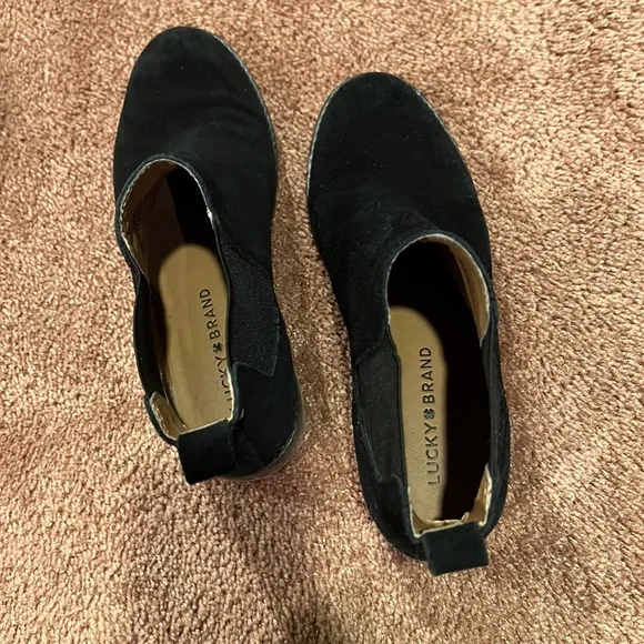 Lucky Brand suede black boots - Picture 2 of 4